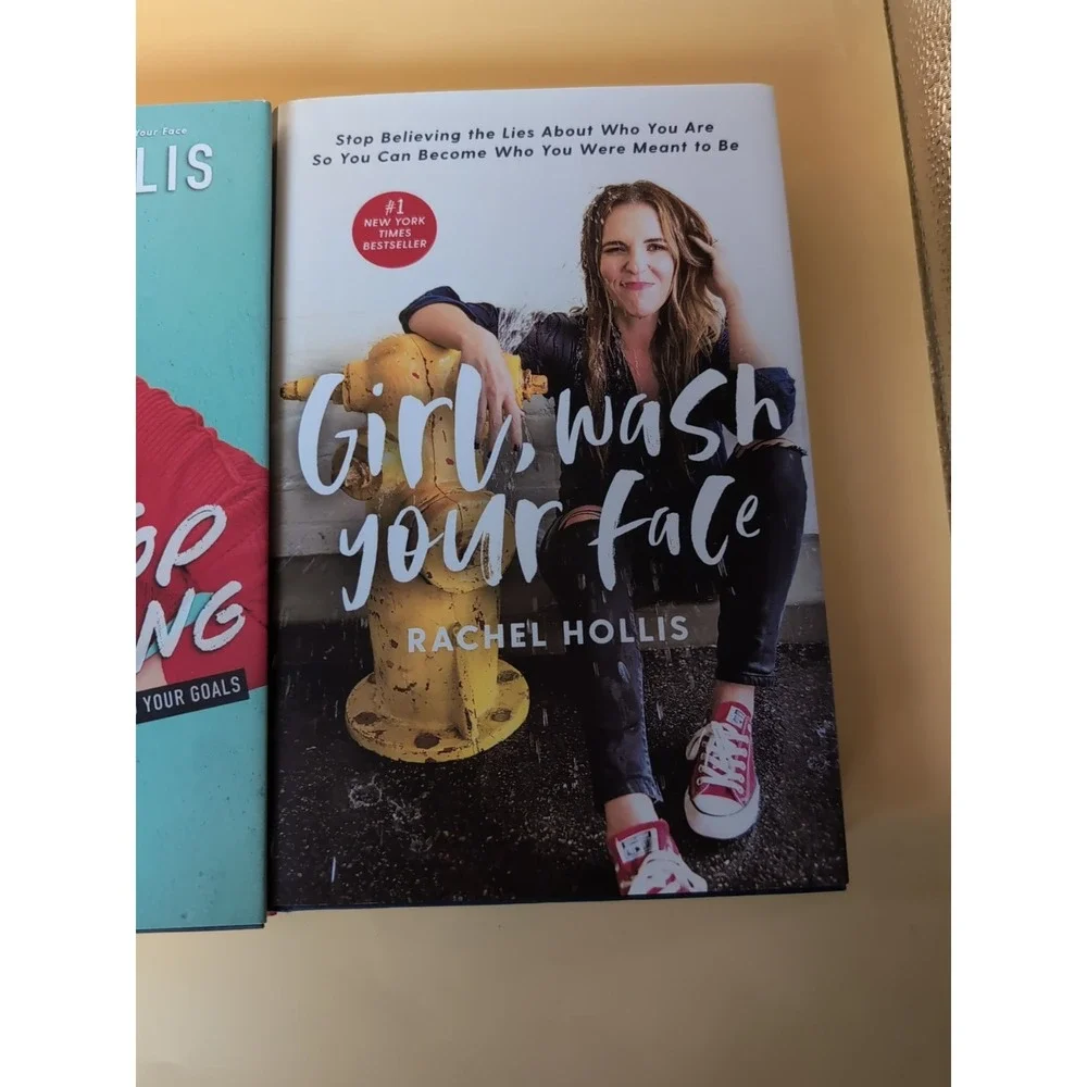 Pair Of Rachel Hollis Books, Girl Stop Apologizing, Girl, Wash Your‎ Face LN